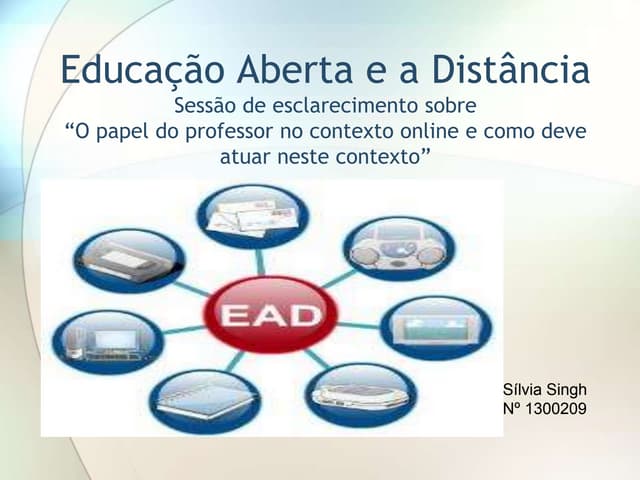Educação aberta e a distância e fol...