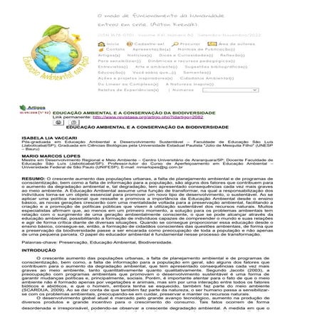 EDUCAÇÃO AMBIENTAL E A CONSERVAÇÃO DA BIODIVERSIDADE 2022.pdf