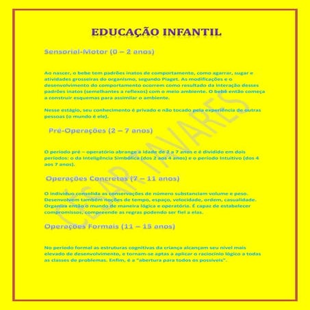 Educação infantil