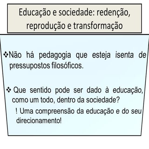 Educação e Sociedade