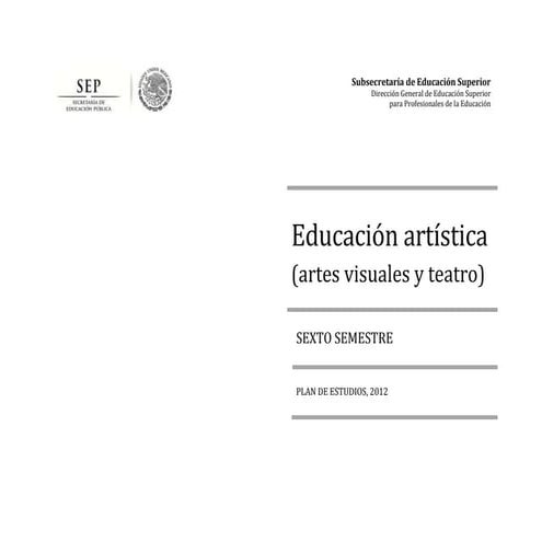 Educ art artes_visuales_y_teatro_lepriib | PDF