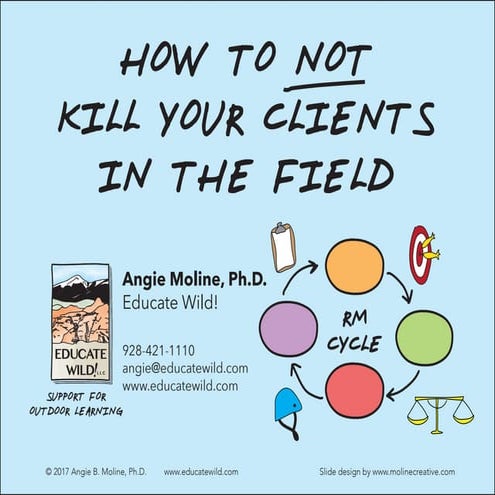 Wilderness Risk Management - How to NOT Kill Your Clients | PDF