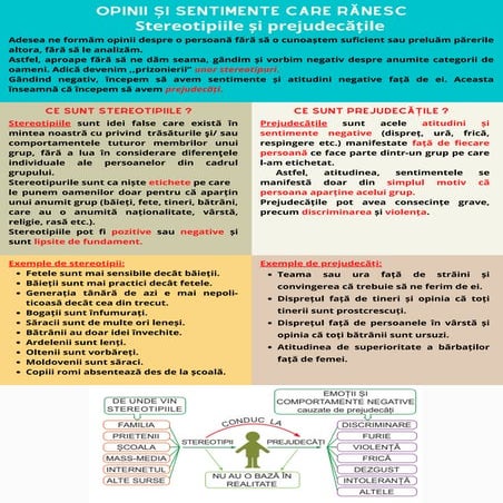 Educatie sociala u2   partea a 4 a (stereotipii & prejudecati)