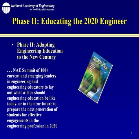 Educating the 2020 engineers