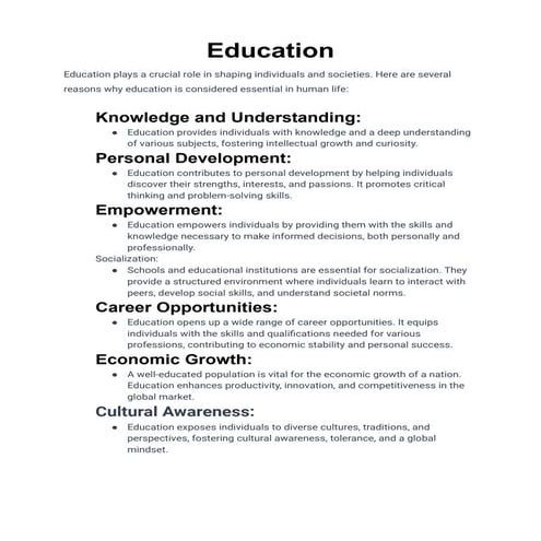 Role of Education in Social Change | PPTX