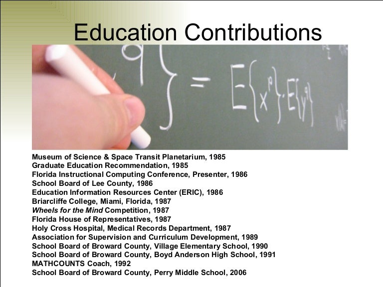 Education Contributions