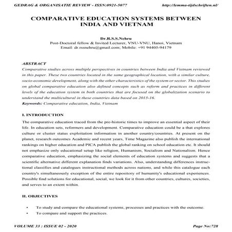 Education   india and vietnam