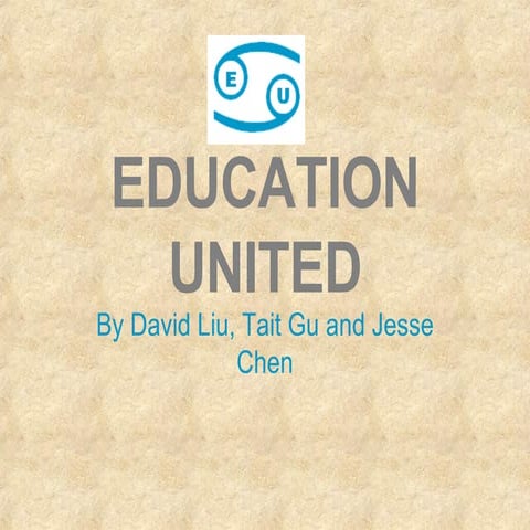 Education Powerpoint by David, Tait and Jesse
