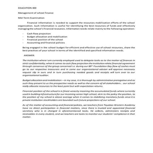 examination for comprehensive exam practice problem