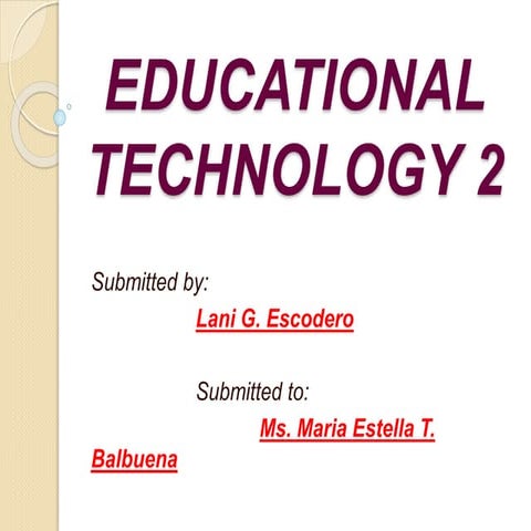 Educational Technology 2