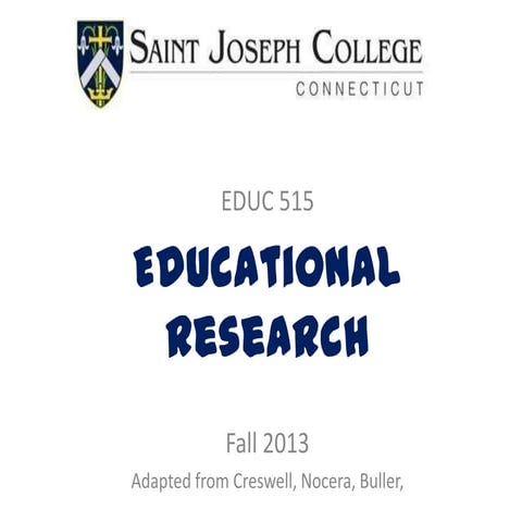 Educational research introduction