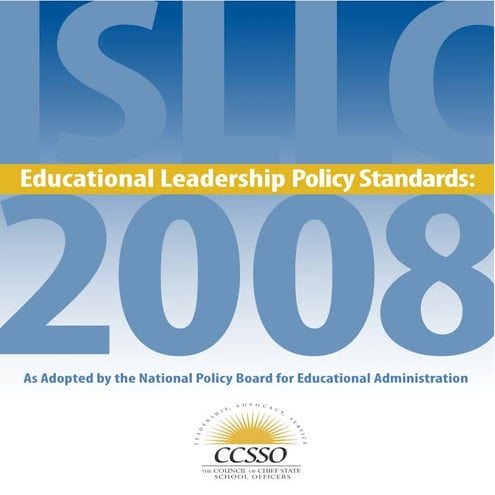 Educational leadership-policy-standards-isllc-2008