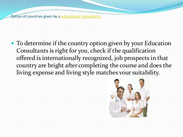 Educational consultancy