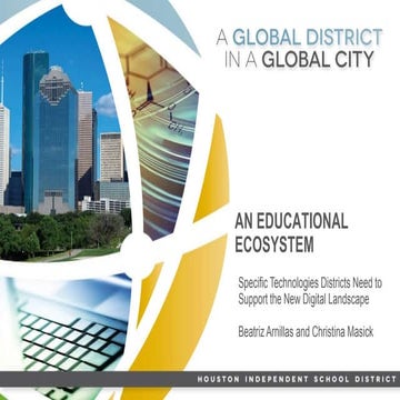 Designing an Educational Ecosystem