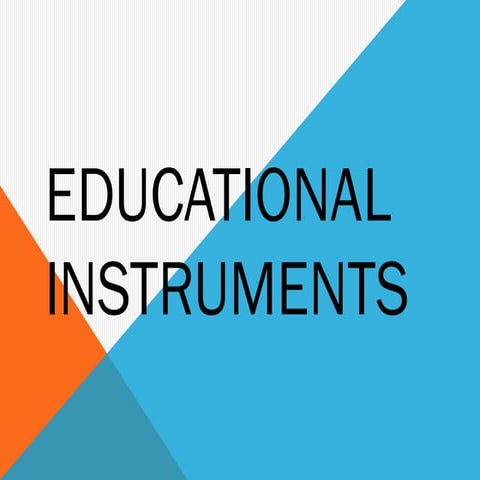 Educational Instruments