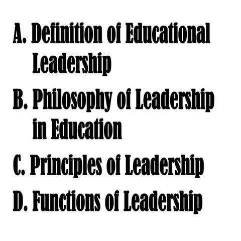Educational Leadership