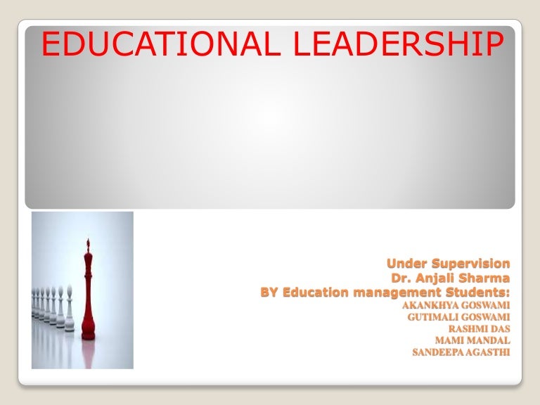 Educational leadership