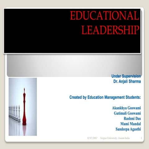 Educational leadership