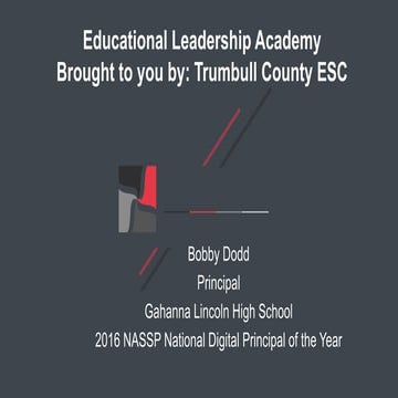 Educational Leadership Academy - Session 2