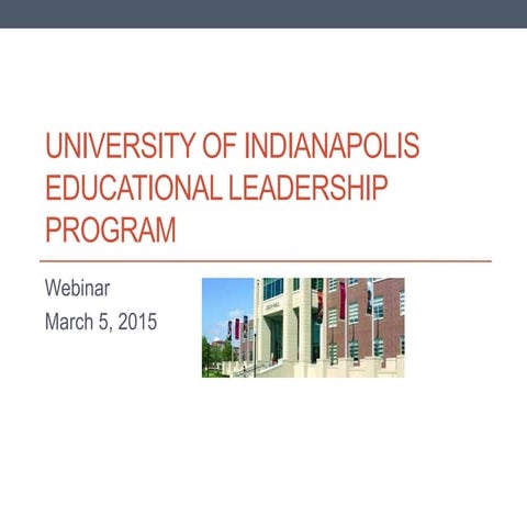 Educational leadership webinar   march 5, 2015
