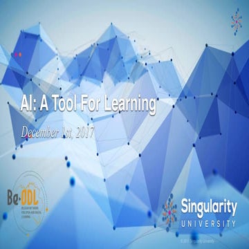 Educational machine intelligence