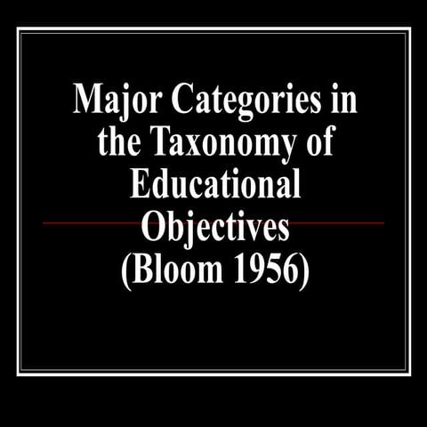 Educational Objectives
