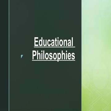 COMPARISON OF EDUCATIONAL PHILOSOPHIES IN NURSING EDUCATION visual data 7