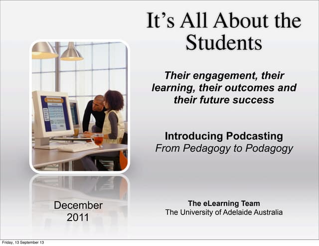 Educational Podcasting