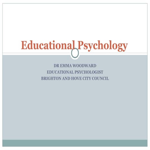 Educational Psychology