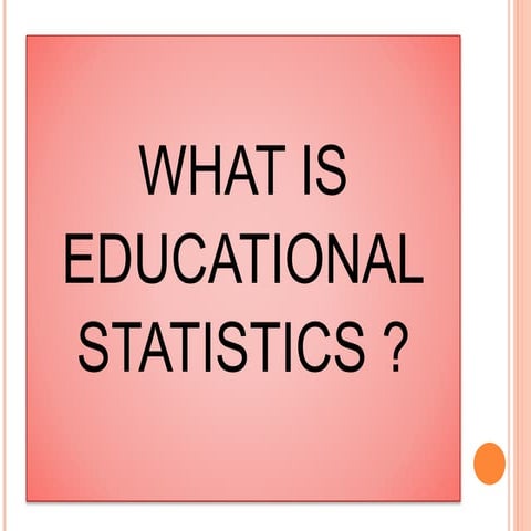 Educational statistics by SCF