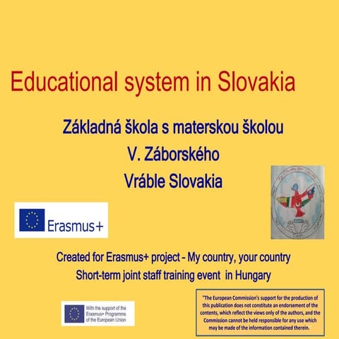 Educational system in slovakia