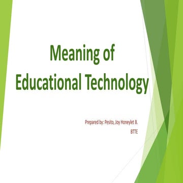Educational technology