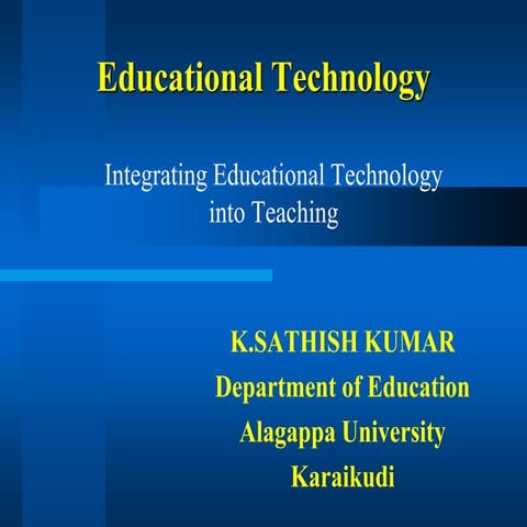 Educational technology