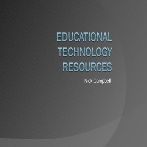 Educational Technology Resources
