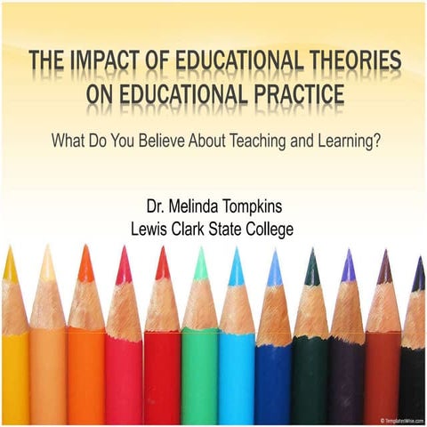 The Impact of Educational Theories on Educational Practice
