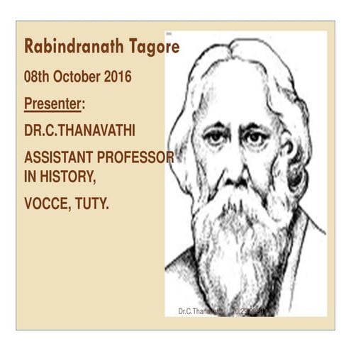 Educational Thoughts of Rabindranath Tagore Dr.C.Thanavathi