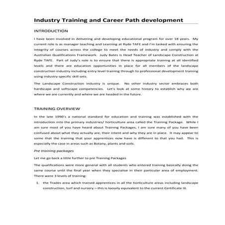 Training packages | PPTX