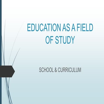 School & Curriculum