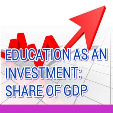 Education as an investment
