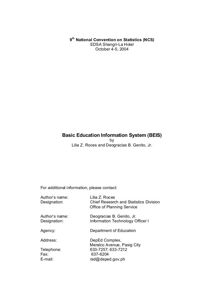 Education Beis
