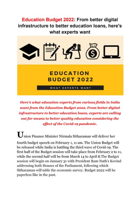 Challenges and Opportunities for Online Education in India | PDF