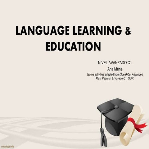 LANGUAGE LEARNING AND EDUCATION C1