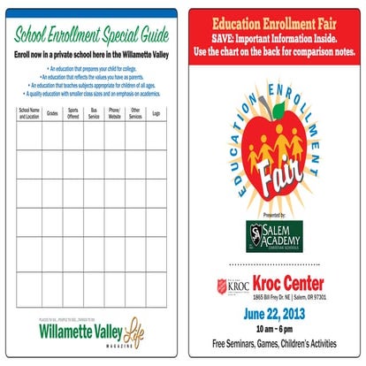 Education enrollment program 2013 paths