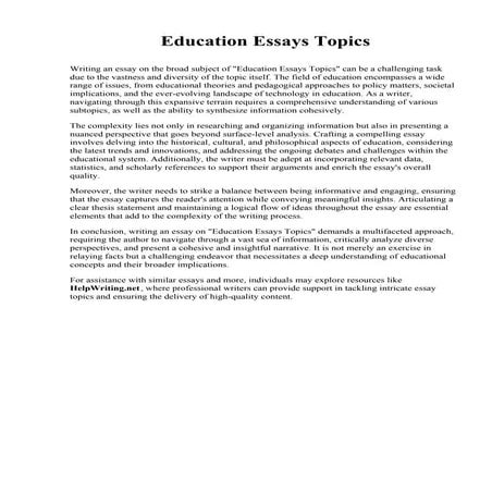 Education Essays Topics.pdf