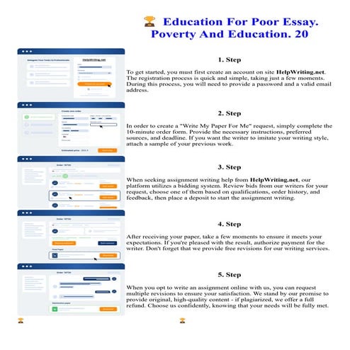 Education For Poor Essay. Poverty And Education. 20