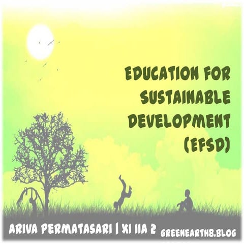 Education for sustainable development (ESD) | PPTX