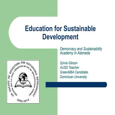 Education For Sustainable Development