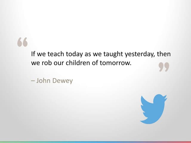 Education in a changing world