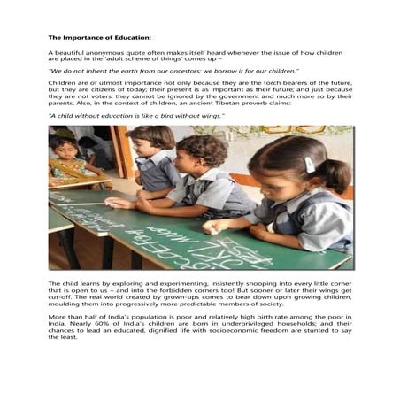 Education in india and Women Empowerment | PDF