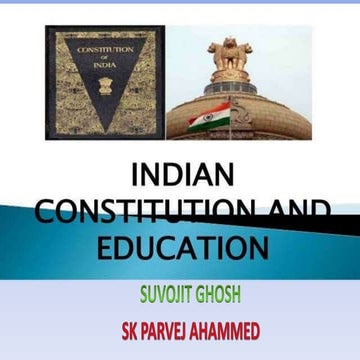Education in indian constitution